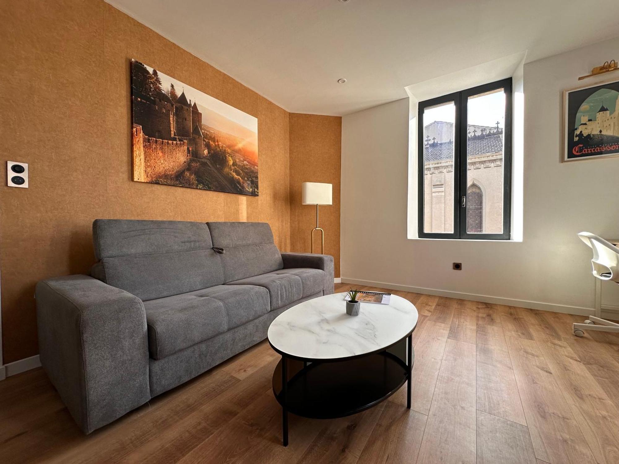 Les Appartements Du Palais Carcassonne Exteriör bild